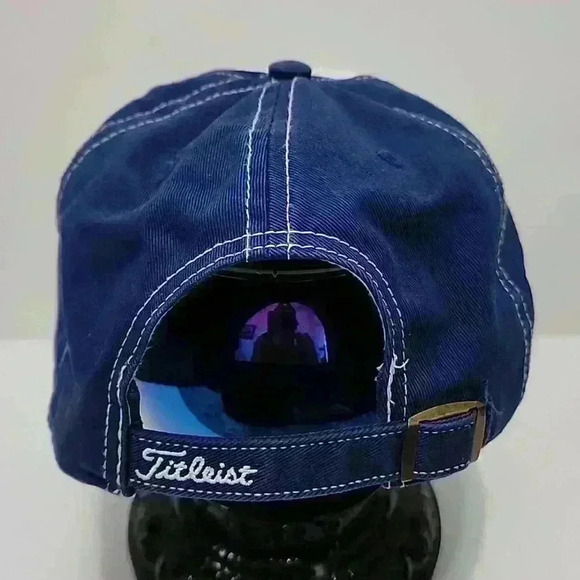 Titleist Mens MLB Texas Rangers Hat Wt/Blue One Size Baseball Cap Discoloration - Picture 4 of 7